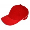 Cap - mod. 4103:Red, Cotton, White